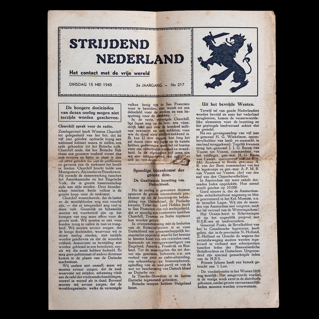 Strijdend Nederland Dinsdag 15 mei 1945