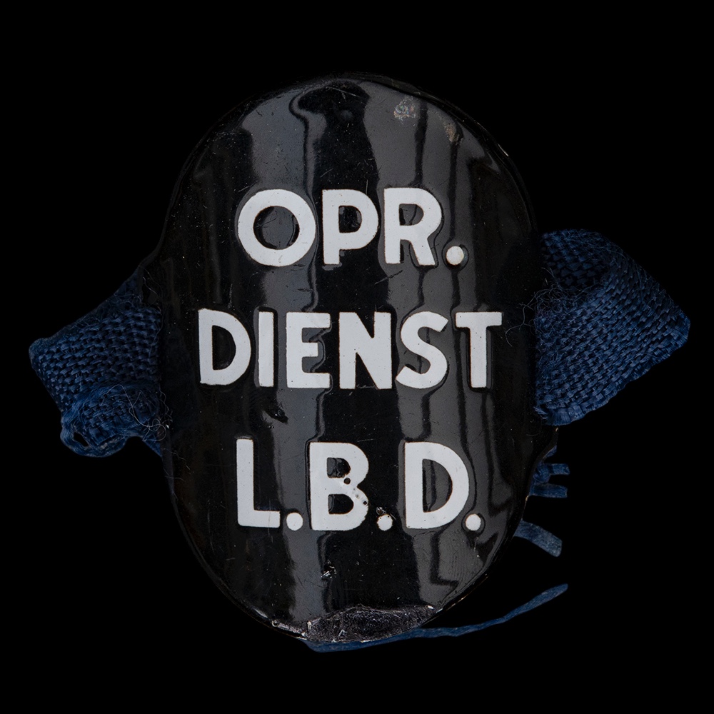 Emaille Armband OPR. DIENST L.B.D.