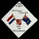 Tegel 1945 17 April Harlingen bevrijd door de Canadezen