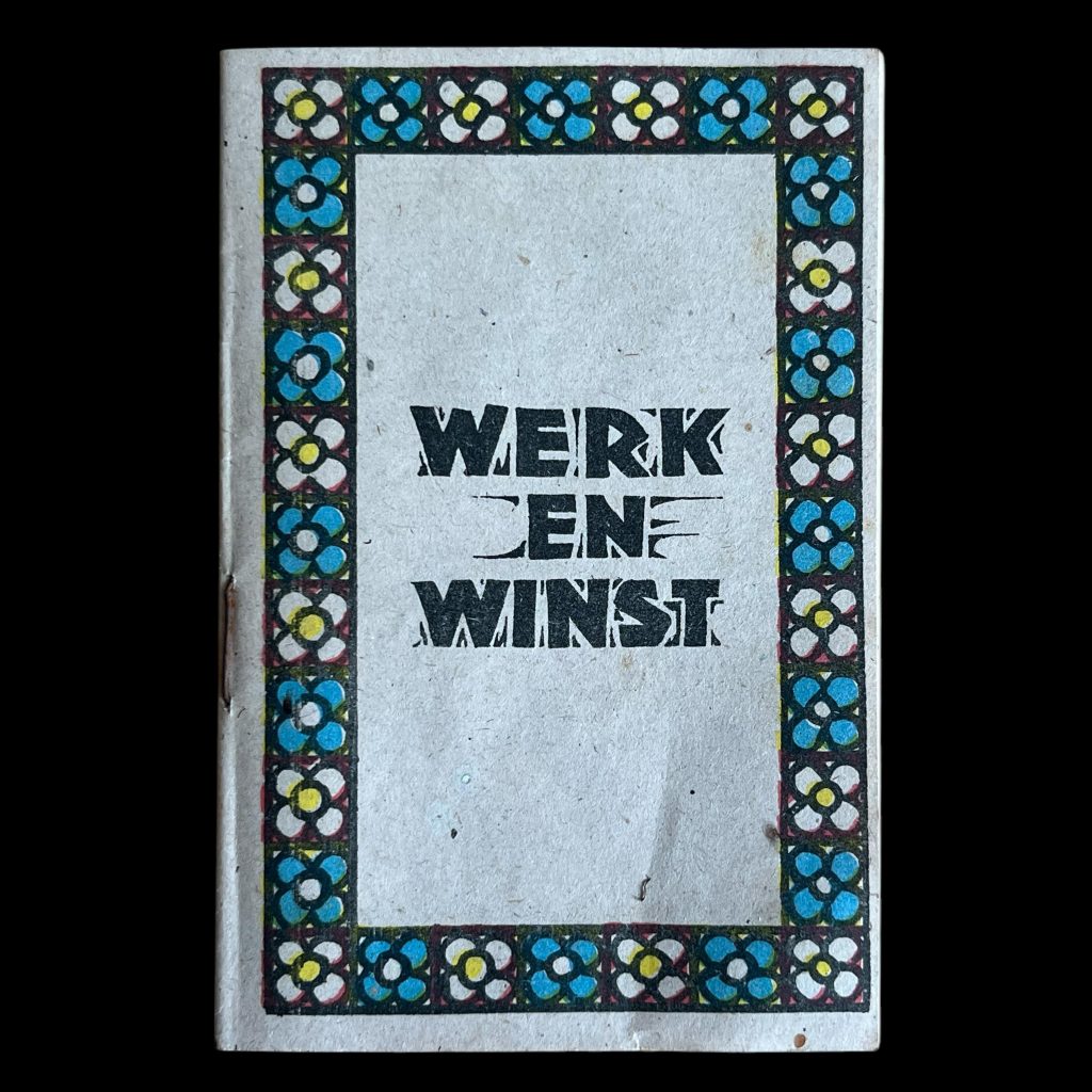 Werk en Winst Propaganda boekje