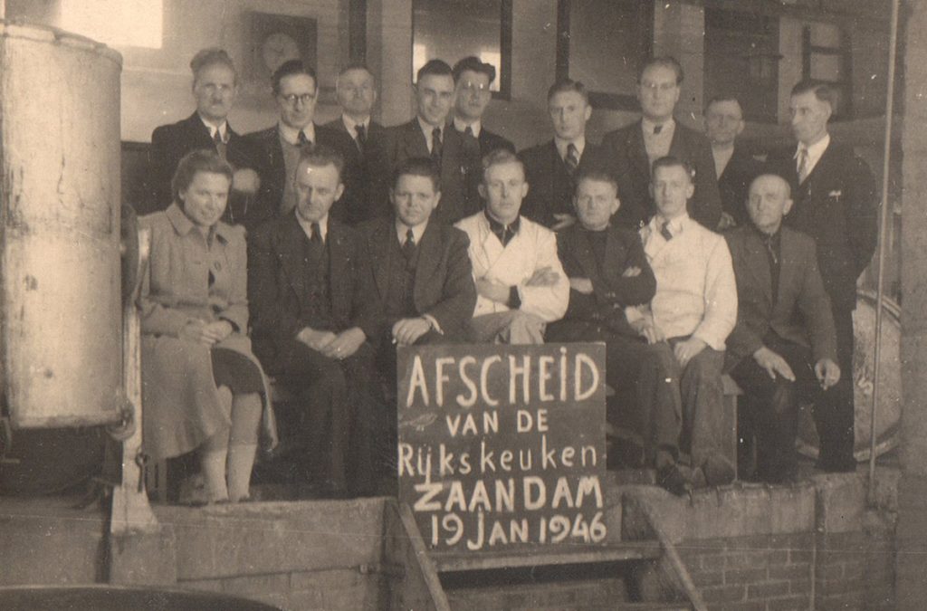 Afscheid van de Rijkskeuken Zaandam 19 Jan 1946